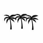 Photo Sculpture Tropical Palm Trees<br><div class="desc">Tropical Palm Trees</div>