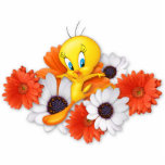 Photo Sculpture TWEETY™ avec marguerites<br><div class="desc">Tendance mensuelle du mois de juillet</div>