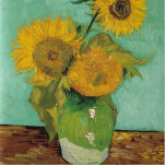 Photo Sculpture Vase avec trois tournesols, Vincent van Gogh<br><div class="desc">Vase avec trois tournesols,  Vincent van Gogh</div>