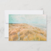 *~* Photo Sea Dune Beach Grass - Mariage RSVP (Dos)