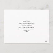 Photo Seras-Tu Ma Carte D'Époux (Dos)