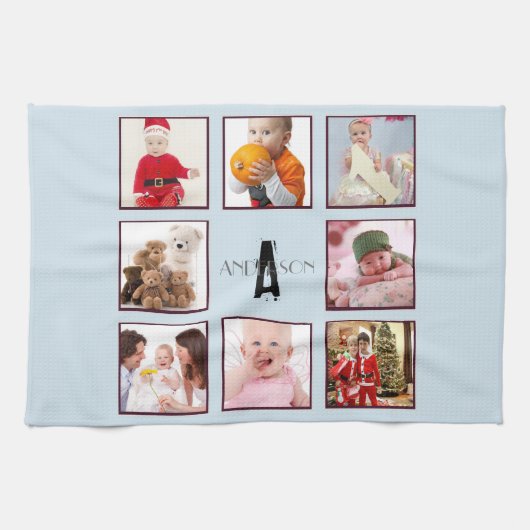 Photo Serviette de cuisine Monogramme 8 photos Ins (Horizontal)