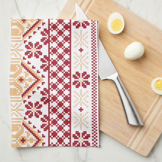 Photo Serviettes de cuisine personnalisées (Quart Plié)