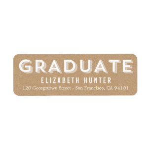 Photo Showcase CRAFT Graduation Étiquette