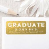 Photo Showcase GOLD Graduation Étiquette (En situation)