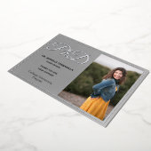 Photo Silver Foil Carte de remerciements de doctor (Rotation)