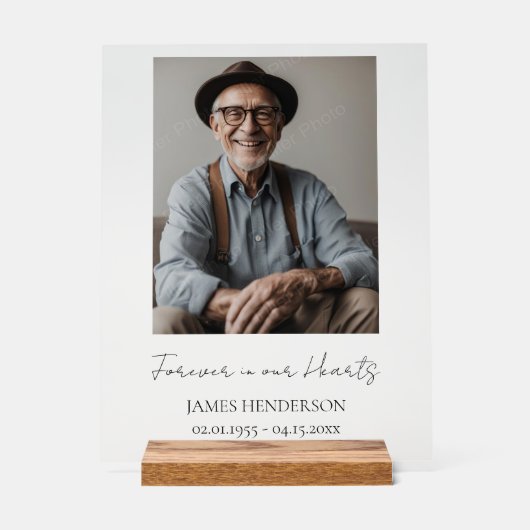 Photo simple en mémoire (Recto)