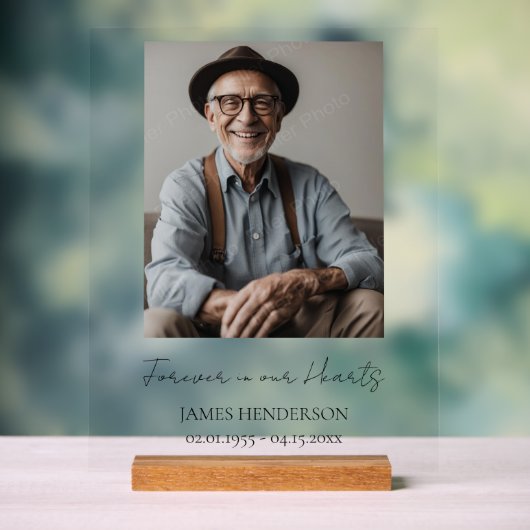 Photo simple en mémoire (Neutre)