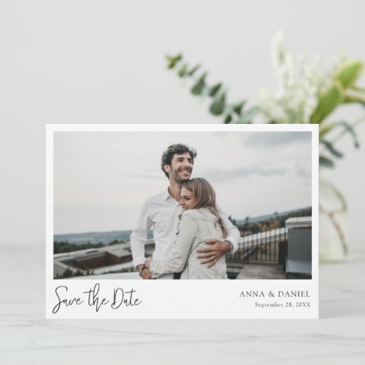 Photo simple Enregistrer la carte Date avec Script (Debout devant)