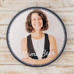 Photo simple et moderne encadrée par l'ours Mama<br><div class="desc">Ce design simple et classique est composé de typographie serif et d'ajouter une photo personnalisée. "Mama Bear" écrit en script avec un arrière - plan de la photo de ta mère,  de ta mère,  de ta mère,  de ta mère,  etc.</div>