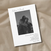 Photo simple Faire-part de mariage 001