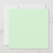 *~* PHOTO Simple Mint Boho Wedding Save the Date (Achterkant)