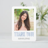 photo simple moderne GRAD MERCI bleu royal (Debout devant)