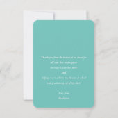 photo simple moderne GRAD vert menthe MERCI (Dos)