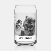 Photo simple, moderne personnalisée pour animaux d (Verso)