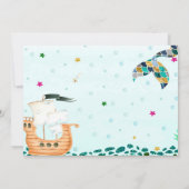 Photo Sirène et Pirate invitation d'anniversaire (Dos)