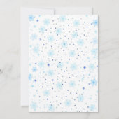 Photo Snow Falk Princess Invitations d'anniversair (Dos)