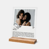 Photo soeur et Noun personnalisée Description (Angle)