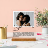 Photo soeur et Noun personnalisée Description (Mariage)