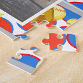 Photo Softball Jigsaw Puzzle (Côté)