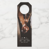 Photo sombre | Étiquette de bouteille | Enregistre (Devant)