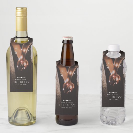 Photo sombre | Étiquette de bouteille | Enregistre (En situation)