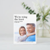 Photo sophistiquée Enregistrer la carte Date (Debout devant)