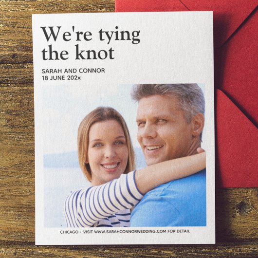 Photo sophistiquée Enregistrer la carte Date