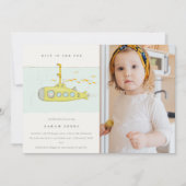 Photo sous-marine à tout âge Invitation d'annivers (Devant)