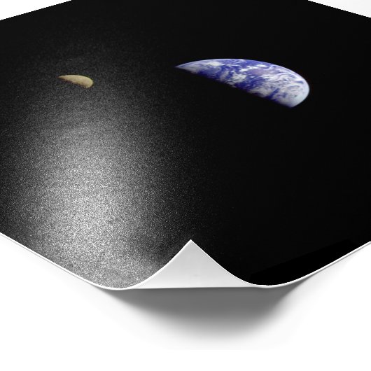 Photo spatiale de la Lune de Terre Galileo (Coin)