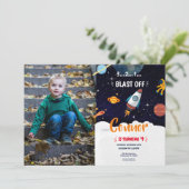 Photo spatiale - TOUT ÂGE Anniversaire Invitation (Debout devant)