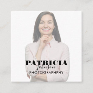 Photo Square-Visitekaartje Vierkante Visitekaartje