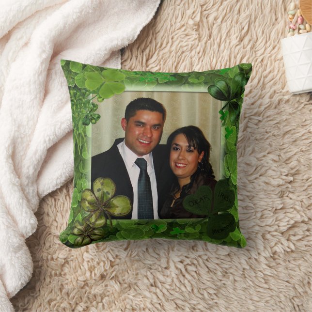 Photo St. Patrick's Day Throw Pillow Kussen (Deken)