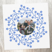 Photo Star Wreath Carte de vacances scandinave