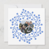 Photo Star Wreath Carte de vacances scandinave (Devant)