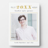 Photo Statistiques simples Plaque de graduation de coule (Devant)