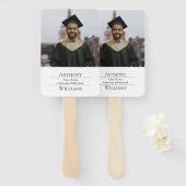 Photo Style Minimalist Graduation  Handwaaier (Voorkant en achterkant)