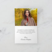 Photo Sunflowers Carte de remerciements (Intérieur)