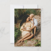 Photo Sunshine Rainbow Baby shower Invitation (Dos)