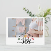 Photo super Faire-part de grossesse de Noël (Debout devant)