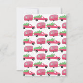 Photo sur mesure Camion Camper Trailer Carte de No (Dos)