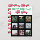 Photo sur mesure Camion Camper Trailer Carte de No (Devant / Derrière)