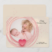 Photo Sweetheart Carte Saint Valentin (Devant / Derrière)