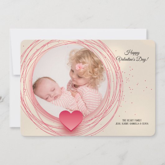 Photo Sweetheart Carte Saint Valentin (Devant)
