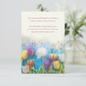 Photo Sympathy Floral Funeral Merci Cartes (Debout devant)