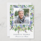 Photo Sympathy Floral Funeral Merci Cartes (Devant)