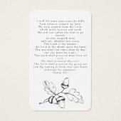 Photo Sympathy Funeral Memorial Prayer Card (Dos)