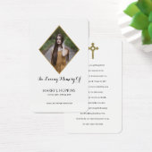 Photo Sympathy Funeral Memorial Prayer Cartes (Bureau)