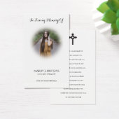 Photo Sympathy Funeral Memorial Prayer Cartes (Bureau)
