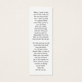 Photo Sympathy Funeral Poem Signet (Dos)